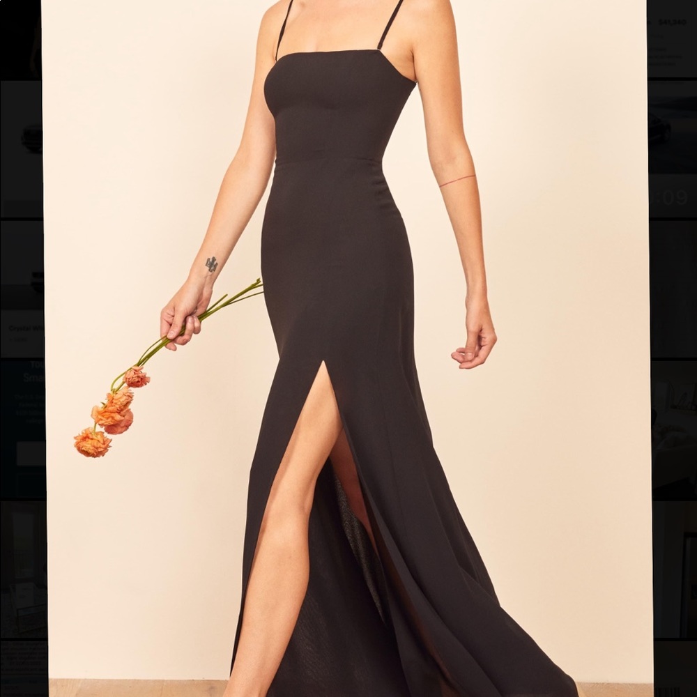Reformation Ingrid Dress in Black